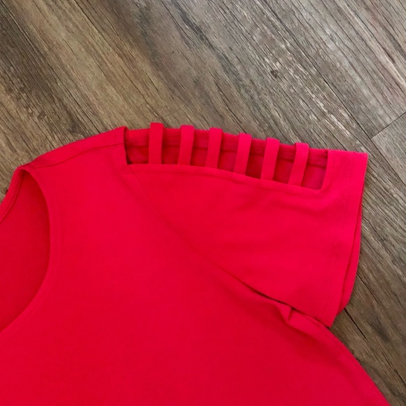 MICHAEL Michael Kors Pink Open Shoulder Top - Picture 4 of 9